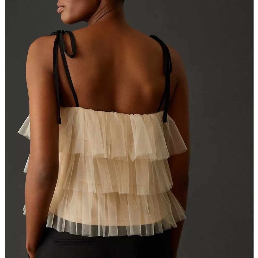 Anthropologie Sunday in Brooklyn Tie-Strap Tank Ivory - Medium - Picture 2 of 6